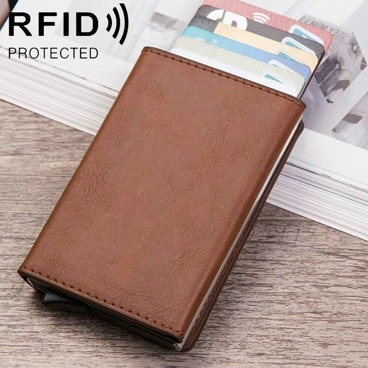 Borsa magnetica RFID Pacchetto carta di credito pop-up automatico in alluminio multifunzionale