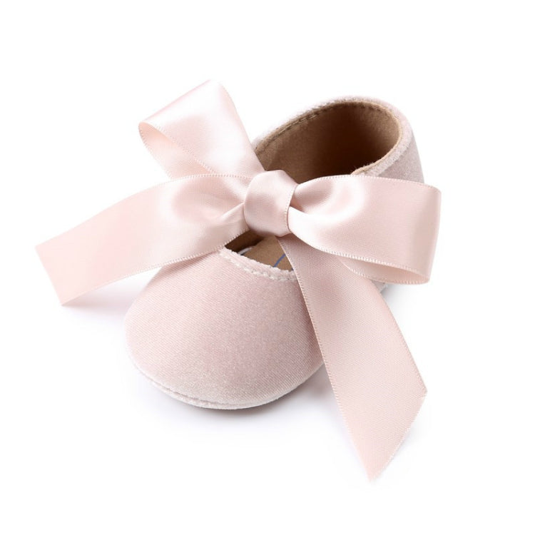 Scarpe da principessa per primi camminatori in pelle PU con lacci e fiocco per bambina, 11cm, 12cm, 13cm