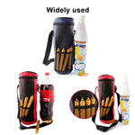 Set di tazze isolanti per borsa dell'acqua calda, copertura protettiva, borsa per tazza da viaggio per picnic all'aperto, 1.1 - 2L