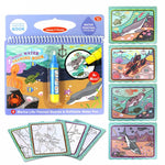 Libro da disegno sull'acqua Libro da colorare Doodle e tavolo da disegno per pittura con penna magica per giocattoli per bambini Regalo di compleanno