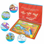 Libro da disegno sull'acqua Libro da colorare Doodle e tavolo da disegno per pittura con penna magica per giocattoli per bambini Regalo di compleanno