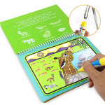 Libro da disegno sull'acqua Libro da colorare Doodle e tavolo da disegno per pittura con penna magica per giocattoli per bambini Regalo di compleanno