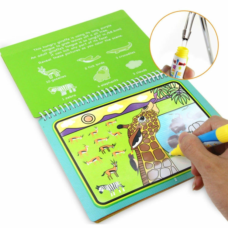 Libro da disegno sull'acqua Libro da colorare Doodle e tavolo da disegno per pittura con penna magica per giocattoli per bambini Regalo di compleanno