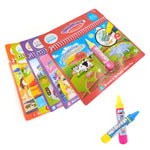 Libro da disegno sull'acqua Libro da colorare Doodle e tavolo da disegno per pittura con penna magica per giocattoli per bambini Regalo di compleanno