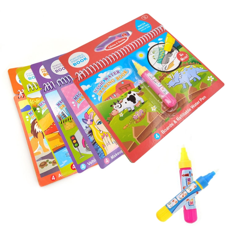 Libro da disegno sull'acqua Libro da colorare Doodle e tavolo da disegno per pittura con penna magica per giocattoli per bambini Regalo di compleanno