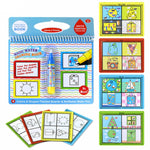 Libro da disegno sull'acqua Libro da colorare Doodle e tavolo da disegno per pittura con penna magica per giocattoli per bambini Regalo di compleanno