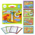 Libro da disegno sull'acqua Libro da colorare Doodle e tavolo da disegno per pittura con penna magica per giocattoli per bambini Regalo di compleanno