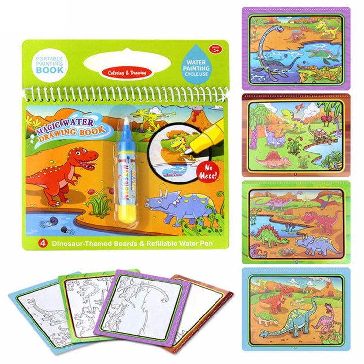 Libro da disegno sull'acqua Libro da colorare Doodle e tavolo da disegno per pittura con penna magica per giocattoli per bambini Regalo di compleanno
