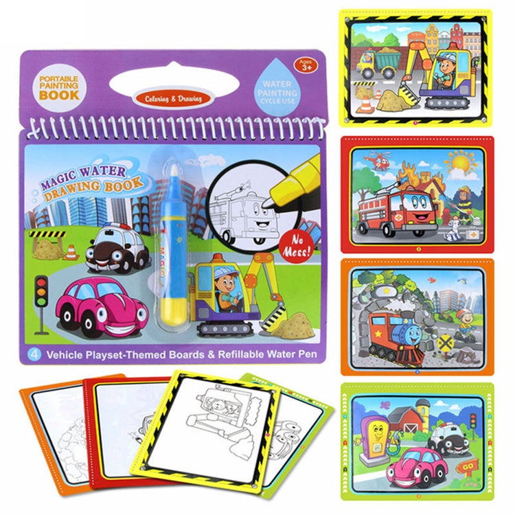 Libro da disegno sull'acqua Libro da colorare Doodle e tavolo da disegno per pittura con penna magica per giocattoli per bambini Regalo di compleanno
