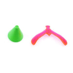 10 pezzi giocattolo divertente per bambini in plastica mini fai da te magico bilanciamento uccello regalo per bambini, consegna colore casuale, Magic Balancing Bird