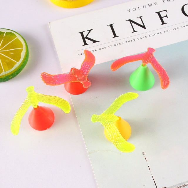 10 pezzi giocattolo divertente per bambini in plastica mini fai da te magico bilanciamento uccello regalo per bambini, consegna colore casuale, Magic Balancing Bird