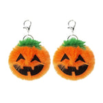 3 pezzi portachiavi in peluche a forma di zucca, auto di moda, portachiavi di Halloween, regalo per feste, Pumpkin Shape