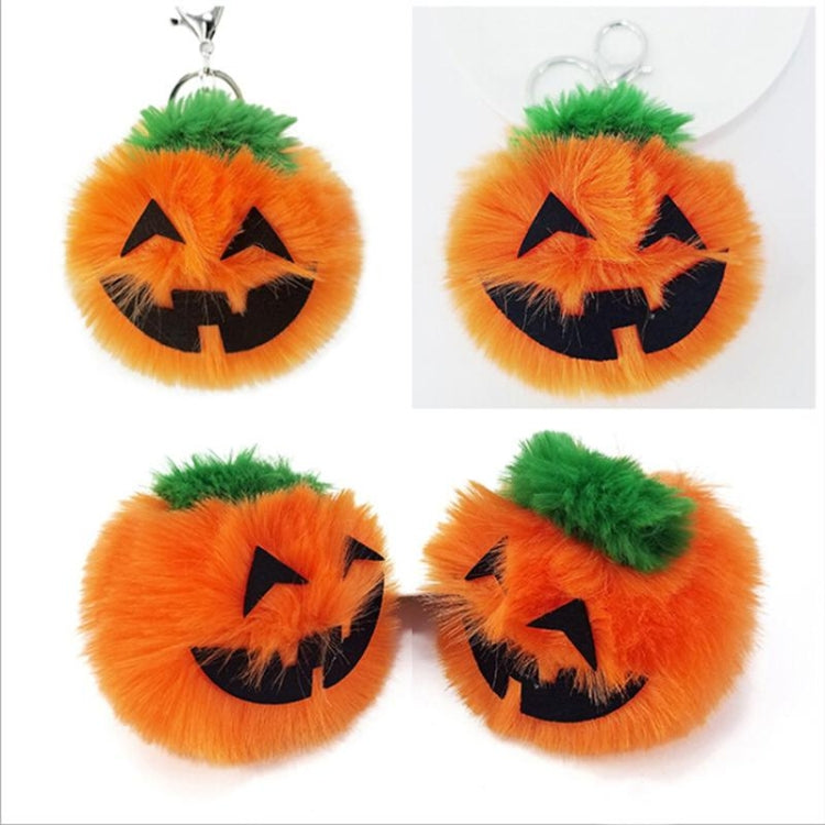 3 pezzi portachiavi in peluche a forma di zucca, auto di moda, portachiavi di Halloween, regalo per feste, Pumpkin Shape
