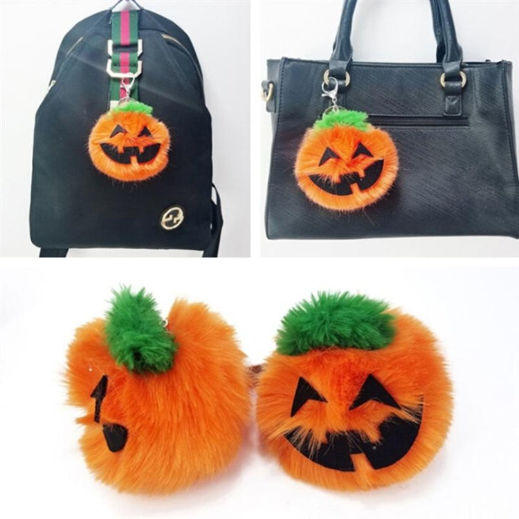 3 pezzi portachiavi in peluche a forma di zucca, auto di moda, portachiavi di Halloween, regalo per feste, Pumpkin Shape