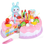 Giocattoli da cucina Torta Cibo Fai da te Giochi di finzione Taglio di frutta Giocattoli di compleanno per bambini Regalo per bambini