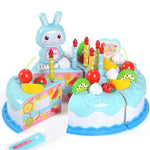 Giocattoli da cucina Torta Cibo Fai da te Giochi di finzione Taglio di frutta Giocattoli di compleanno per bambini Regalo per bambini