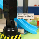 La luce elettrica e la musica possono commutare i semafori dei bambini. Modello giocattolo