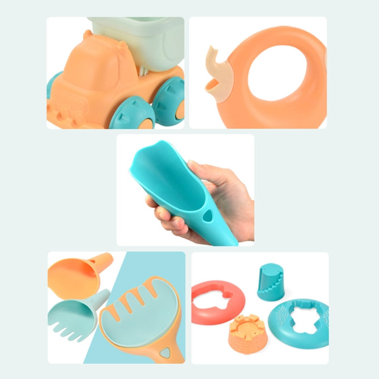 Giochi all'aperto Giochi con l'acqua Sabbia Strumento in materiale morbido siliconico I bambini giocano con il set WaterToy, 5 in 1, 7 in 1, 9 in 1, 14 in 1, 17 in 1