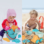 Giochi all'aperto Giochi con l'acqua Sabbia Strumento in materiale morbido siliconico I bambini giocano con il set WaterToy, 5 in 1, 7 in 1, 9 in 1, 14 in 1, 17 in 1