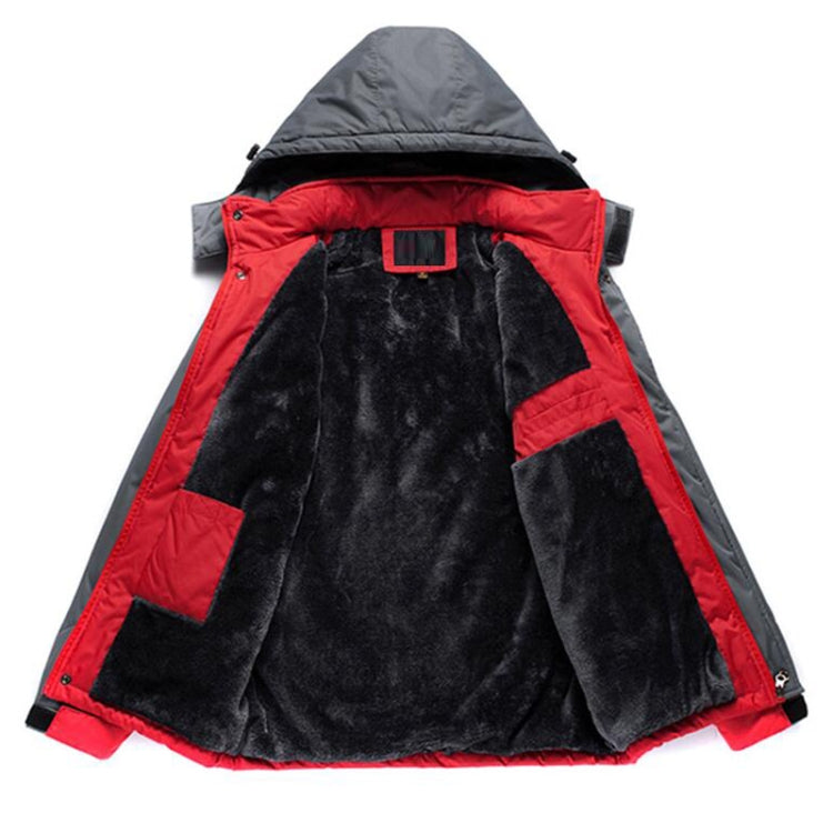 Piumini invernali da uomo in pile spesso impermeabile, L, XL, XXL, XXXL, XXXXL, XXXXXL