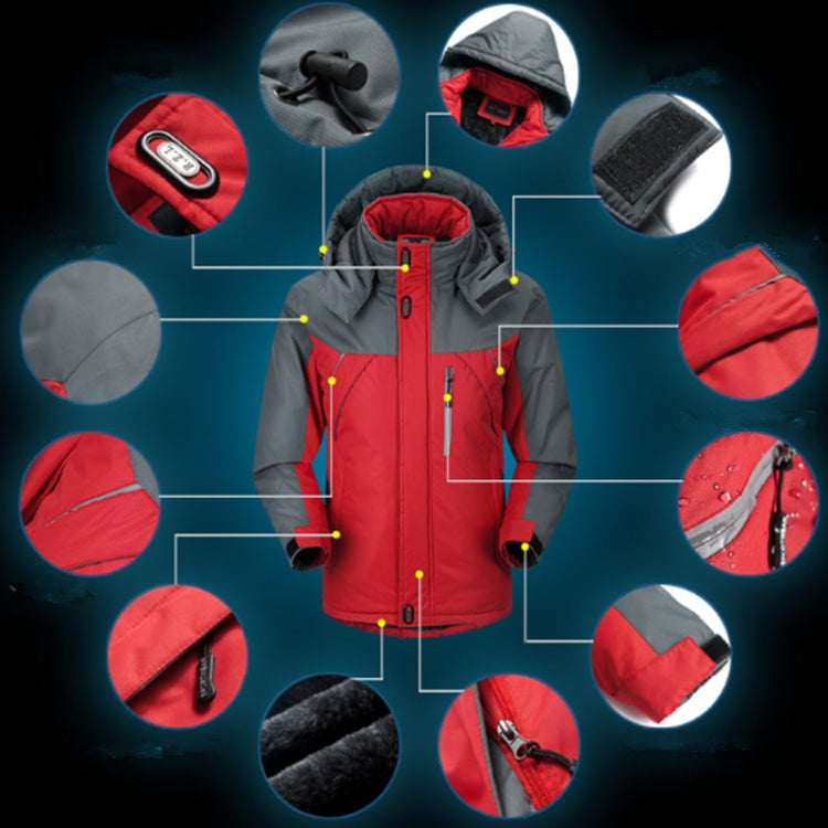 Piumini invernali da uomo in pile spesso impermeabile, L, XL, XXL, XXXL, XXXXL, XXXXXL