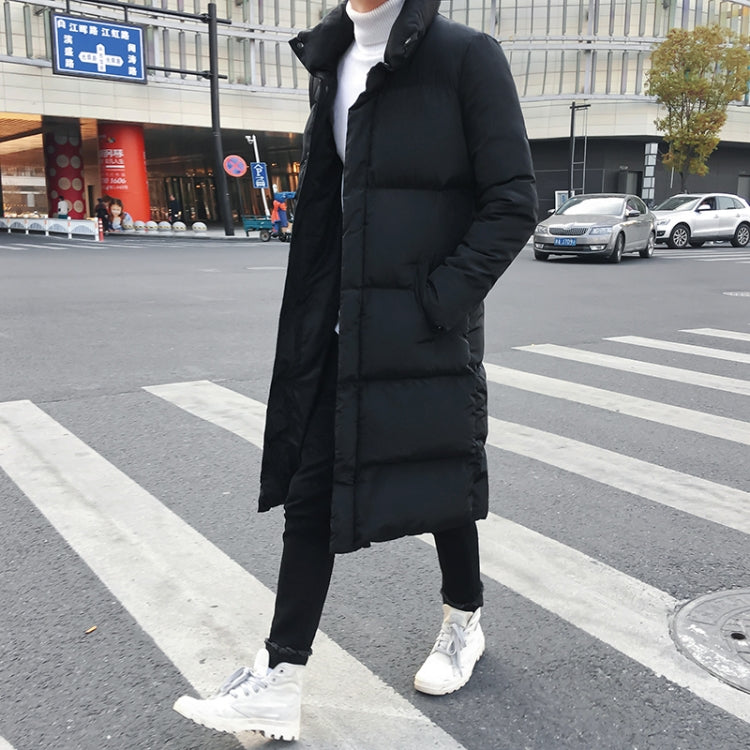 Piumino lungo da uomo Cappotto invernale Parka Cappotto maschile spesso caldo e aderente, M, L, XL, XXL, XXXL, XXXXL, 5XL