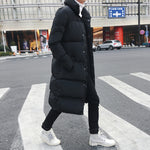 Piumino lungo da uomo Cappotto invernale Parka Cappotto maschile spesso caldo e aderente, M, L, XL, XXL, XXXL, XXXXL, 5XL