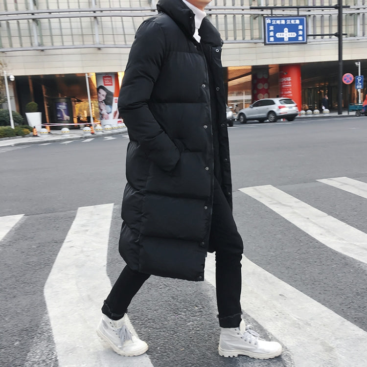 Piumino lungo da uomo Cappotto invernale Parka Cappotto maschile spesso caldo e aderente, M, L, XL, XXL, XXXL, XXXXL, 5XL