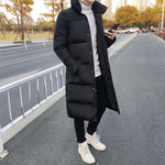 Piumino lungo da uomo Cappotto invernale Parka Cappotto maschile spesso caldo e aderente, M, L, XL, XXL, XXXL, XXXXL, 5XL
