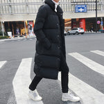 Piumino lungo da uomo Cappotto invernale Parka Cappotto maschile spesso caldo e aderente, M, L, XL, XXL, XXXL, XXXXL, 5XL