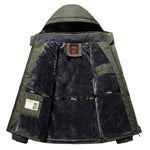 Giacche militari in pile invernale da uomo capispalla impermeabile antivento Parka giacca a vento cappotto caldo, XL, XXL, XXXL, XXXXL, XXXXXL, XXXXXXL