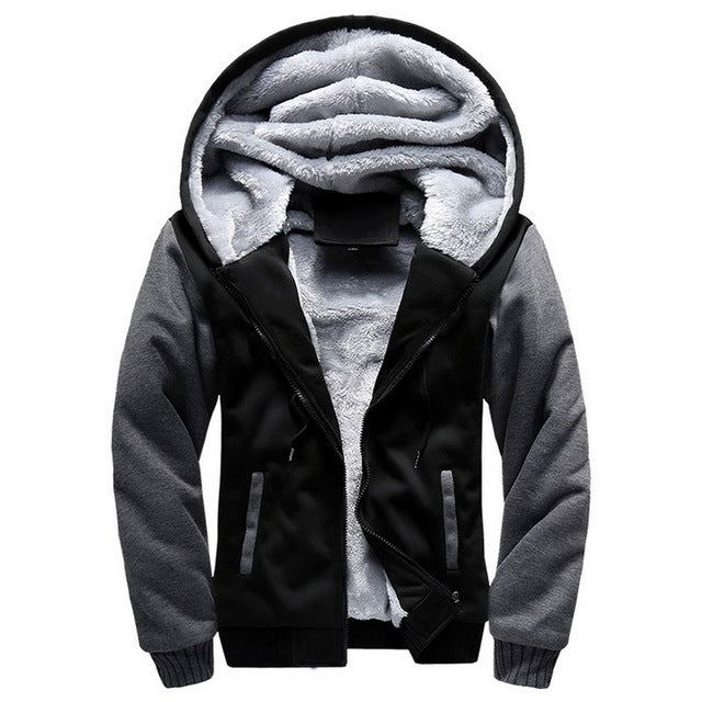 Parka invernale da uomo più cappotti antivento caldi in velluto, giacche con cappuccio di grandi dimensioni, M, L, XL, XXL, XXXL, 4XL