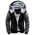 Parka invernale da uomo più cappotti antivento caldi in velluto, giacche con cappuccio di grandi dimensioni, M, L, XL, XXL, XXXL, 4XL