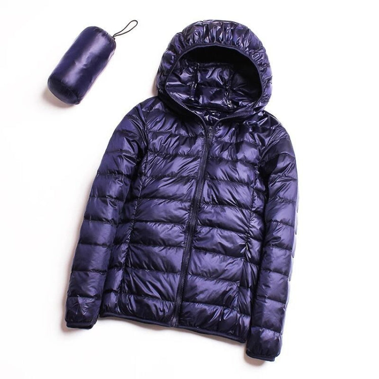 Parka con cappuccio in piumino d'anatra bianco ultra leggero casual da donna Autunno Inverno caldo cappotto con cappuccio, M, L, XL