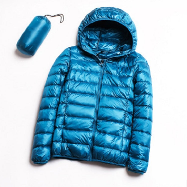 Parka con cappuccio in piumino d'anatra bianco ultra leggero casual da donna Autunno Inverno caldo cappotto con cappuccio, XXL, XXXL, XXXXL
