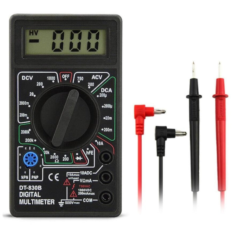 Mini multimetro digitale DT830B con display LCD