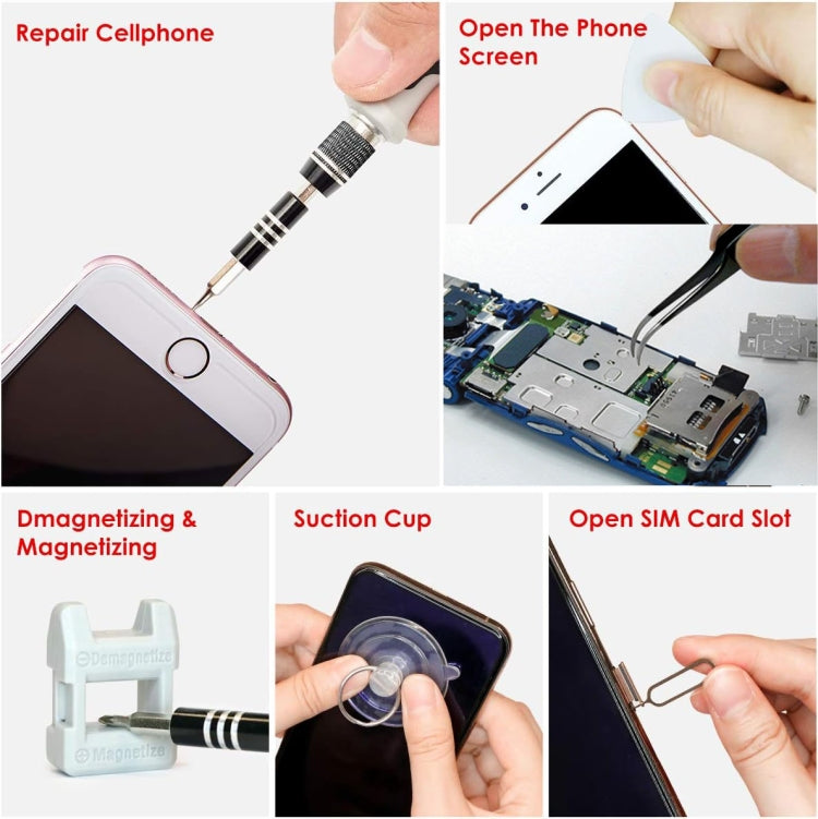 110 in 1 Magnetic Screwdriver Mobile Phone Disassembly Repair Tool 110 in 1