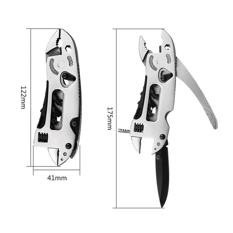 Combinazione di strumenti chiave multifunzionale per pinze multifunzionali da campeggio all'aperto, Camping Pliers