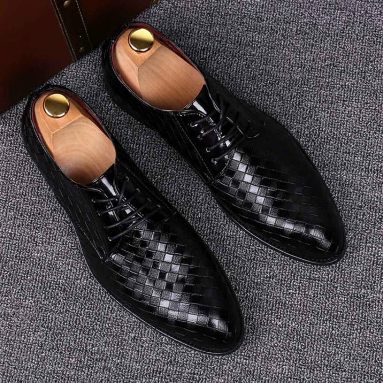 Scarpe eleganti da uomo d'affari Scarpe in pelle di coccodrillo Scarpe casual Brock con strisce a punta, 38, 39, 40, 41, 42, 43