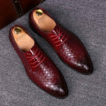 Scarpe eleganti da uomo d'affari Scarpe in pelle di coccodrillo Scarpe casual Brock con strisce a punta, 38, 39, 40, 41, 42, 43