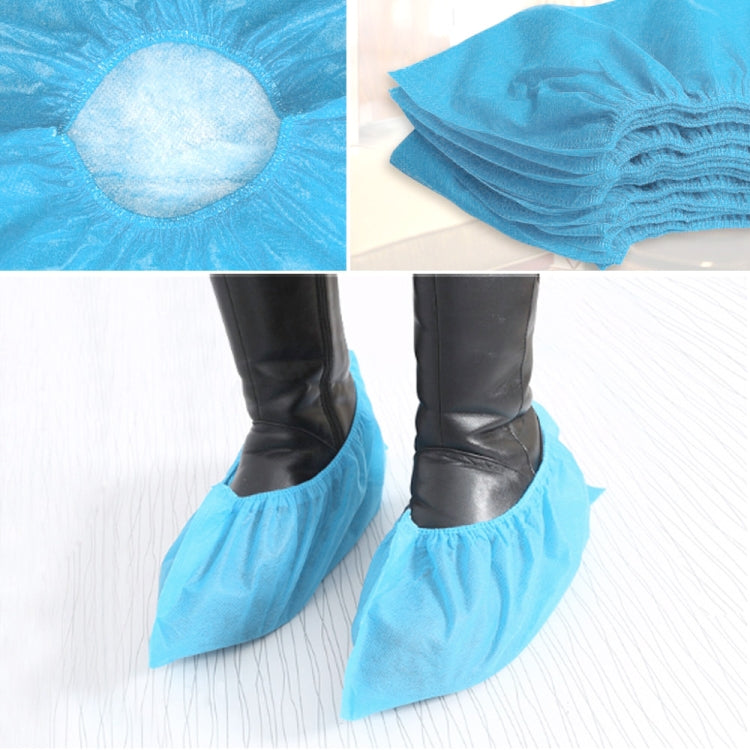 Copriscarpe monouso da 100 pezzi Copriscarpe in tessuto non tessuto per la pulizia degli interni, Non-Woven Fabric Overshoes