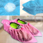 Copriscarpe monouso da 100 pezzi Copriscarpe in tessuto non tessuto per la pulizia degli interni, Non-Woven Fabric Overshoes