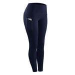 Leggings sportivi slim attillati da donna a vita alta sui fianchi, S, M, L, XL