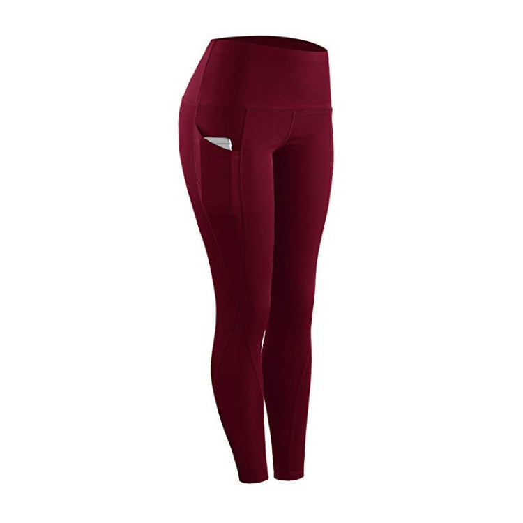 Leggings sportivi slim attillati da donna a vita alta sui fianchi, S, M, L, XL