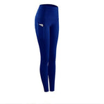 Leggings sportivi slim attillati da donna a vita alta sui fianchi, S, M, L, XL