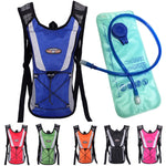Zaino da ciclismo per alpinismo e sport all'aria aperta con borsa per l'acqua da 2 litri, Blue with Water Bag, Red with Water Bag, Orange with Water Bag, Black with Water Bag, Pink with Water Bag, Green with Water Bag
