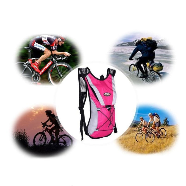 Zaino da ciclismo per alpinismo e sport all'aria aperta con borsa per l'acqua da 2 litri, Blue with Water Bag, Red with Water Bag, Orange with Water Bag, Black with Water Bag, Pink with Water Bag, Green with Water Bag