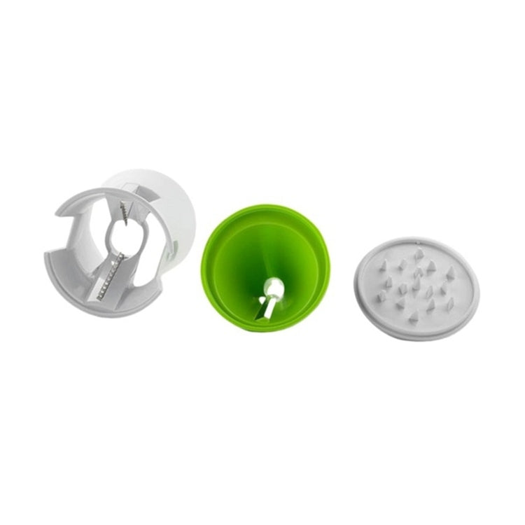 Tergicristallo rotante da taglio con imbuto a spirale multifunzione da cucina, Rotating Cutting Grater