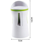 Tergicristallo rotante da taglio con imbuto a spirale multifunzione da cucina, Rotating Cutting Grater