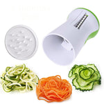 Tergicristallo rotante da taglio con imbuto a spirale multifunzione da cucina, Rotating Cutting Grater